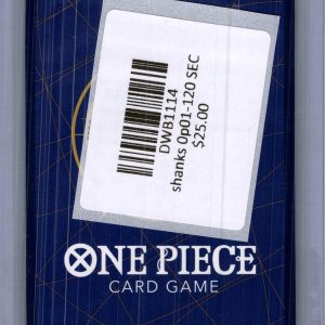 Shanks OP01-120 SEC, One Piece Singles One Piece trading card - alternate view