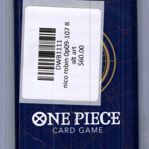 Nico Robin OP09-107 R alt art, One Piece Singles One Piece trading card - alternate view