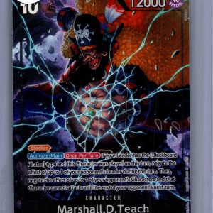 Marshal D Teach OP09-093 SR alt art, One Piece Singles One Piece trading card