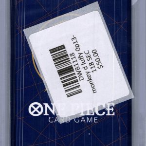 Monkey D Luffy OP13-118 SEC, One Piece Singles One Piece trading card - alternate view