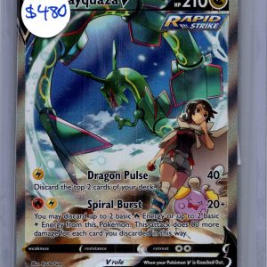Rayquaza v 194/203, Evoling Skies Pokemon card