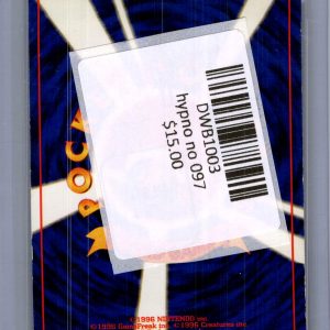 Hypno no 097, Japanese Singles Pokemon card - alternate view