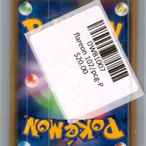 Flareon 102/pcg-P, Japanese Singles Pokemon card - alternate view