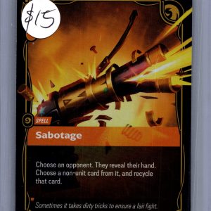 Sabotage 156/298, Riftbound Singles Riftbound trading card