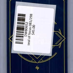 Seal of Focus 081/298, Riftbound Singles Riftbound trading card - alternate view