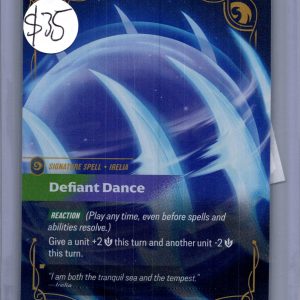Defiant Dance 196/221, Riftbound Singles Riftbound trading card