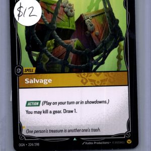 Salvage 224/298, Riftbound Singles Riftbound trading card