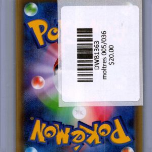 moltres 005/036 Pokemon card - alternate view