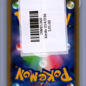 Keldeo 014/036, Japanese Singles Pokemon card - alternate view