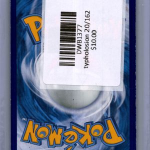 typholosion 20/162 Pokemon card - alternate view