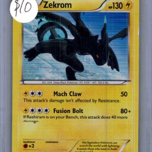 Zekrom 39/116 Holo, Plasma Freeze Pokemon card