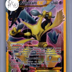 Alakazam EX 125/124, Fates Collide Pokemon card