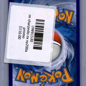 M Shapedo EX XY200a, PROMO Pokemon card - alternate view