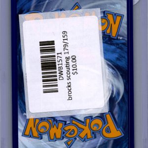 Brock's Scouting 179/159, Journey Together Pokemon card - alternate view
