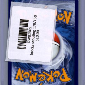 Brock's Scouting 179/159, Journey Together Pokemon card - alternate view