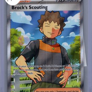 Brock's Scouting 179/159, Journey Together Pokemon card