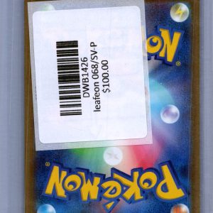 Leafeon 68/SV-P [Yu Nagaba], PROMO Pokemon card - alternate view