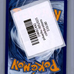 pikachu 005/025 celebrations Pokemon card - alternate view