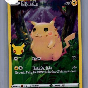 pikachu 005/025 celebrations Pokemon card