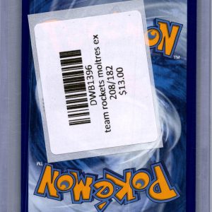 Team Rocket's Moltres EX 208/182, Destined Rivals Pokemon card - alternate view