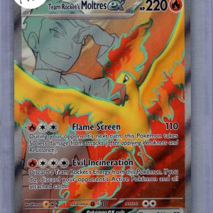 Team Rocket's Moltres EX 208/182, Destined Rivals Pokemon card