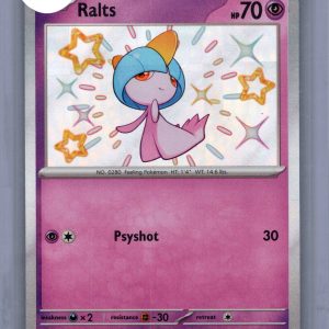 Ralts 153/091, Paldean Fates Pokemon card