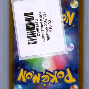Cornerstone Mask Ogerpon EX 216/187 SAR, Japanese Singles Pokemon card - alternate view