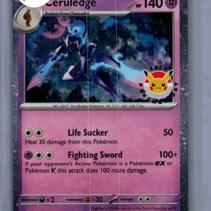 Ceruledge 040/091 2024 Pokemon Day, PROMO Pokemon card