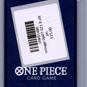 Urouge OP07-021 R Alt Art, OP07 One Piece trading card - alternate view