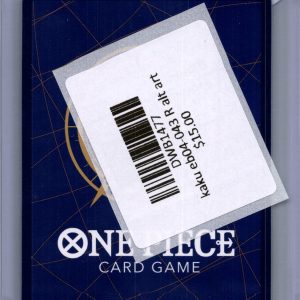 Kaku EB04-043 R Alt Art, EB04 One Piece trading card - alternate view