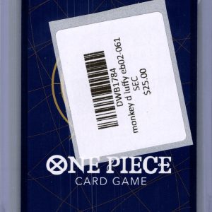 Monkey D Luffy EB02-061 SEC, One Piece Singles One Piece trading card - alternate view