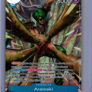 Aramaki 0P06-043 SR alt art, One Piece Singles One Piece trading card