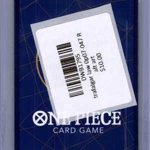 Trafalgar law 0P07-047 R alt art, One Piece Singles One Piece trading card - alternate view