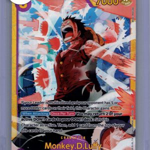 Monkey D Luffy 02-061 SEC, One Piece Singles One Piece trading card