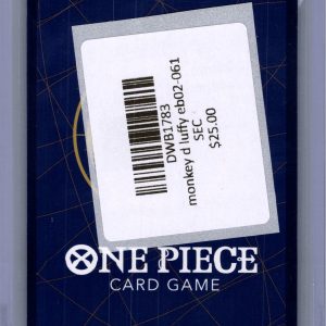 Monkey D Luffy EB02-061 SEC One Piece trading card - alternate view