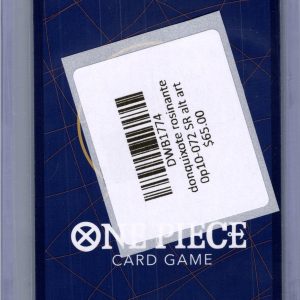 Donquixote Rosinante 0P10-072 SR alt art, One Piece Singles One Piece trading card - alternate view