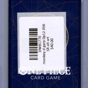 Monkey D Garp OP12-056 SR alt art, One Piece Singles One Piece trading card - alternate view