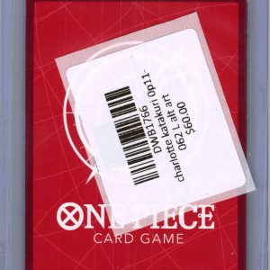 Charlotte katakuri 0p11-062 L alt art One Piece trading card - alternate view