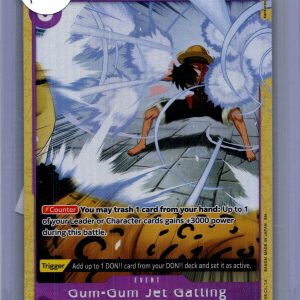 Gum-Gum Jet Gatling 0P03-072 R alt art, One Piece Singles One Piece trading card