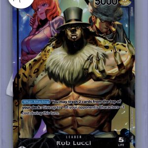 Rob Lucci 0P07-079 L alt art, One Piece Singles One Piece trading card