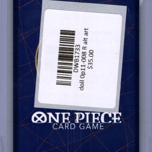 Doll OP11-008 R alt art, One Piece Singles One Piece trading card - alternate view