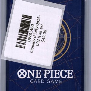 Monkey D Luffy OP15-092 R alt art, One Piece Singles One Piece trading card - alternate view