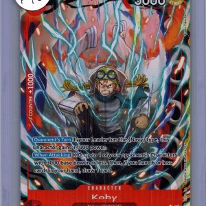 Koby PRB02-001 R alt art, One Piece Singles One Piece trading card