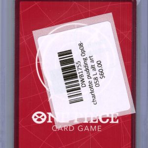 Charlotte Pudding OP08-058 L alt art, One Piece Singles One Piece trading card - alternate view