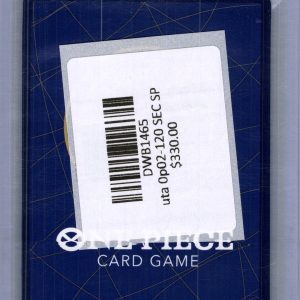 Uta 0P02-120 SEC SP, One Piece Singles One Piece trading card - alternate view