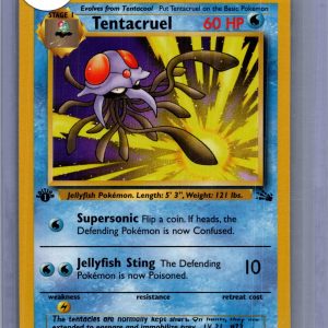 tentacruel 44/62 first ed Pokemon card