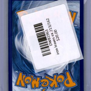 Iron Leaves ex 213/162, Temporal Forces Pokemon card - alternate view
