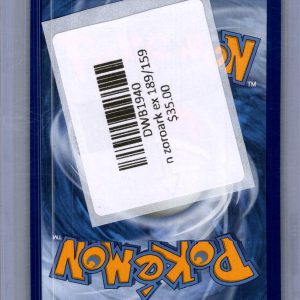 N Zoroark EX 189/159, Journey Together Pokemon card - alternate view