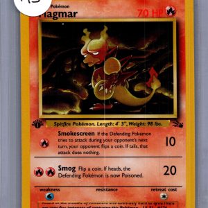 magmar 39/62 first ed Pokemon card