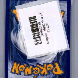 magmar 39/62 first ed Pokemon card - alternate view